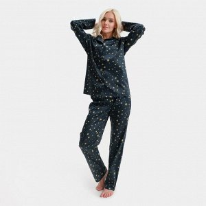 Пижама женская KAFTAN "Звезды", темно-синий