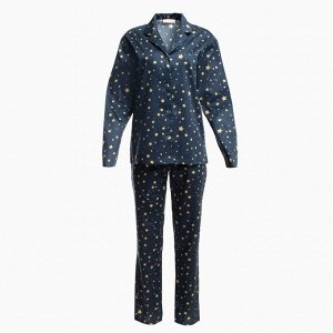 Пижама женская KAFTAN "Звезды", темно-синий