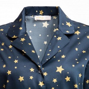 Пижама женская KAFTAN "Звезды", темно-синий