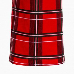 Пижама новогодняя женская KAFTAN "X-mas", цвет белый/красный, 40-42