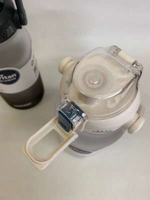 Китайский производитель Спортивная бутылка для воды, 1,5 л с соломинкой