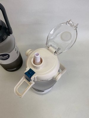 Китайский производитель Спортивная бутылка для воды, 1,5 л с соломинкой