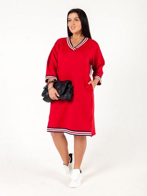 Платье женское - 5-1605 - красный
