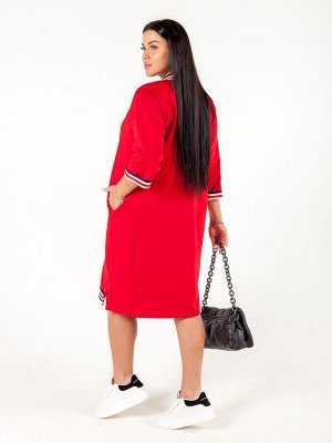 Платье женское - 5-1605 - красный