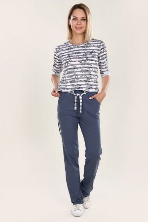 Костюм футболка+брюки -  Fashion sports - 378 - серый