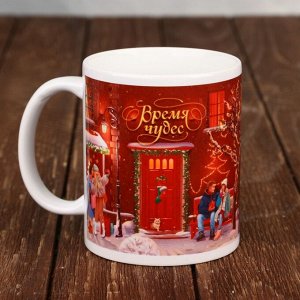 Подарочный набор "Зима-время для горячего чая" , чайный домик, кружка, 20,5 х 20,5 х 10 см