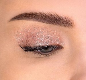 LuxVisage Тени жидкие Glitter Rock тон 303 Розовое золото