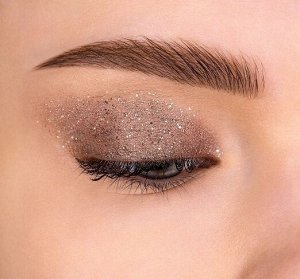 LuxVisage Тени жидкие Glitter Rock тон 304 Шоколадный
