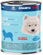 &quot;Планета собак&quot; корм д/с говядина, ж/б 850 гр, 1/6