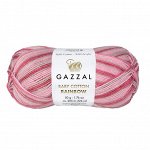 Пряжа GAZZAL Baby Cotton Rainbow