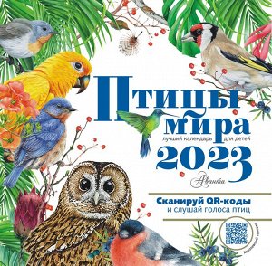 Архипов В.Ю. Птицы мира. Календарь для детей с голосами птиц 2023 год