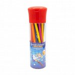 Набор цветных карандашей, Kid&#039;s Fantasy, в пластиковом пенале с точилкой, 24 шт., в ассортименте