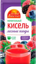 Русский аппетит Кисель моментальный Лесные ягоды 30гр.пак.