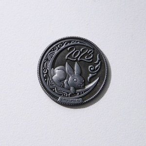 Монета гороскоп 2023 "Овен", латунь, диам. 2, 5 см