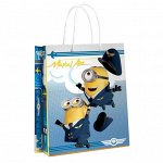 Minions 2. Пакет подарочный большой-2, 220*310*100 мм (3D дизайн