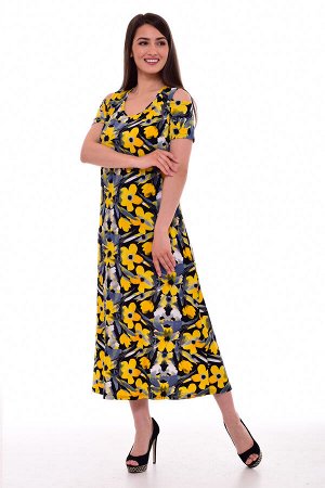 Новое кимоно Сарафан женский 4-079г (желтый)