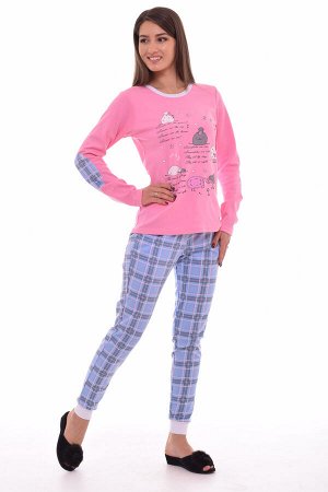 Пижама женская 1-119а (розовый)