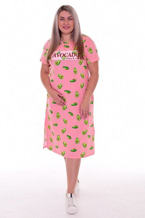 Платье женское 4-100б (коралл), Авокадо