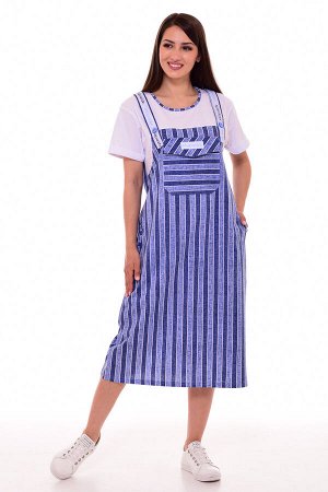 Платье женское 4-083 (голубой)