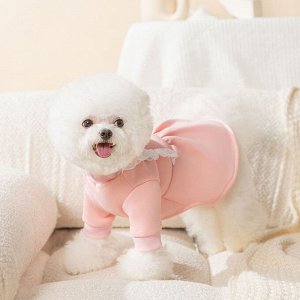 Одежда для домашних животных, кофта, цвет розовый