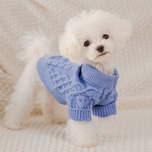 Одежда для домашних животных, свитер, цвет синий