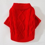 Одежда для домашних животных, свитер, цвет красный