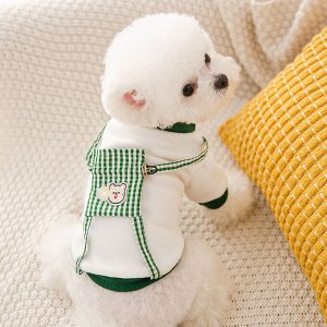 Одежда для домашних животных, теплая кофта с рюкзаком, цвет белый