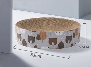 Точилка для когтей для домашних животных, принт "Медведь", 33см (двухсторонний)