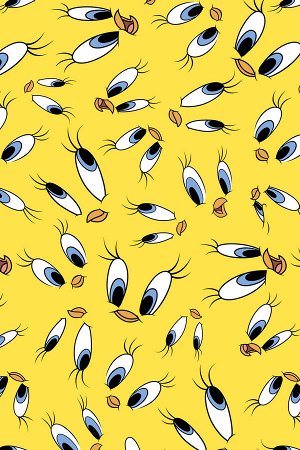 Пижама д/дев модель "комбинезон" Juno "Looney Tunes" AW20GJ0519 желтый/глазки