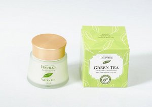 Крем с зеленым чаем  PREMIUM DEOPROCE GREEN TEA TOTAL SOLUTION CREAM