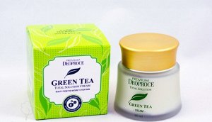 Крем с зеленым чаем  PREMIUM DEOPROCE GREEN TEA TOTAL SOLUTION CREAM