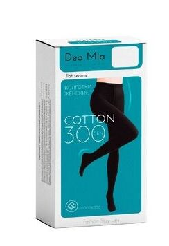 Колготки женские DEA MIA COTTON 300 (хлопковые)