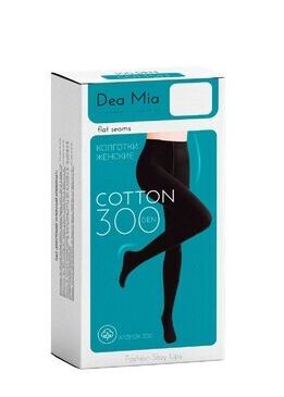 Колготки женские хлопковые DEA MIA COTTON 300 (хлопковые)