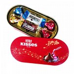 Конфеты Hershey’s Kisses Milk ассорти (красная уп) 100g
