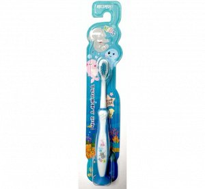 Зубная щетка MEDICARE BbokBboki Toothbrush  с закругленными щетинками для детей с 3-х лет (мягкая щетина)