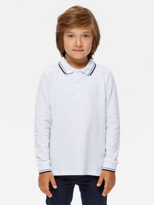 KOGANKIDS Джемпер-поло для мальчика, белый