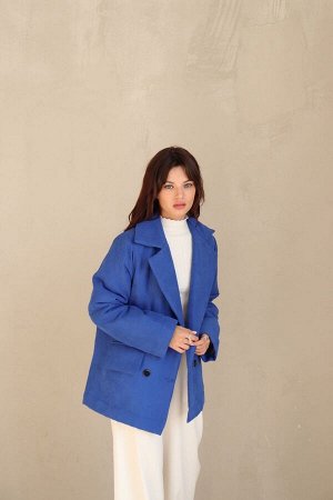 Куртка утеплённая синяя (остаток: )