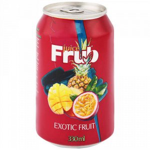 FRUB 'Экзотические фрукты' сокосодержащий напиток на ароматизаторах 330мл