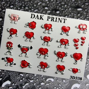 Dak Print - 3D Слайдер-дизайн для ногтей