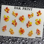 Dak Print - 3D Слайдер-дизайн для ногтей