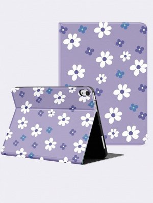Чехол совместимый с iPad с цветочным узором