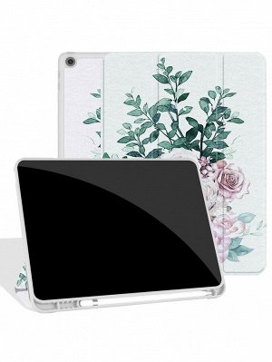 Чехол совместимый с iPad с цветочным узором от анти-падения