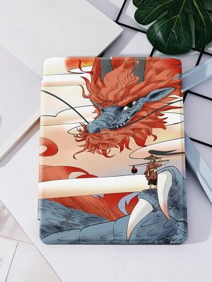 Чехол совместимый с iPad с узором китайскиого дракона