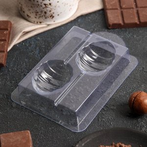 Форма для шоколада и конфет «Яйцо на палочке спиральное», 14?9 см, цвет прозрачный