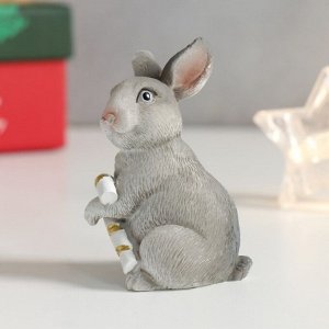 Сувенир полистоун "Праздничный кролик" МИКС 5х3,5х7 см