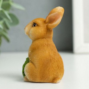 Сувенир полистоун "Кролик с овощем" МИКС 5х3,5х7 см