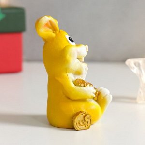 СИМА-ЛЕНД Сувенир полистоун &quot;Зайка с монетками/подковой&quot; МИКС 5х4,5х7,5 см
