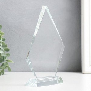 Стела наградная стекло "Айсберг" 17х13х4,5 см