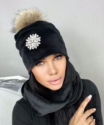 Шапка+снуд