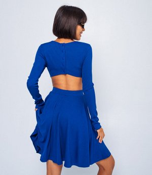 Платье #БШ1612, синий